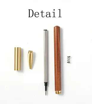 Lemn Granulare Pix De Lux Bine Corpul Rollerball Pen Elev Semnătura Peniță Papetărie De Birou Decomprima Consumabile 