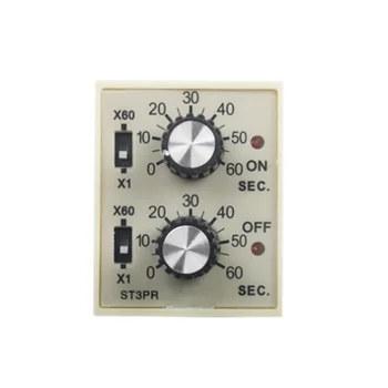 ST3PR electrice releu de timp Electronic Counter relee cu temporizator digital releu cu soclu de bază 36V AC 110V 380V 24V 12V 