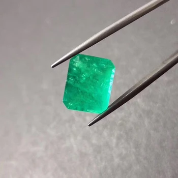 Mosangnai de Înaltă Calitate Columbia Smarald Laborator Crescut 12x8MM 4.20 Carate Emerlad Pietre De Inel 