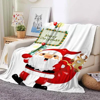 Flanel Pătură pe Pat Queen-Size Crăciun Canapea Decorative Pătură 150*200 Carouri Canapé pentru Copii de Craciun Arunca Pături 