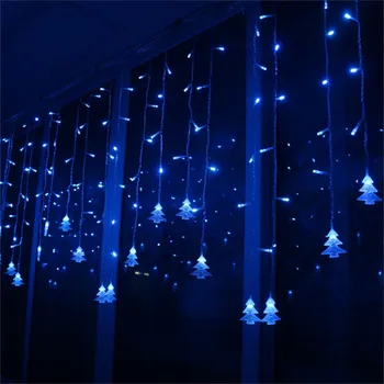 Zână craciun Lumini LED Star Ghirlanda Șir de Lumini de Crăciun Fereastră Cameră Interioară în aer liber, Decor Nunta Petrecere Lumină Lampă