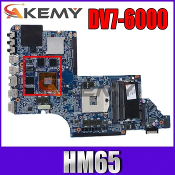 AKemy DV7-6000 motherboar 659095-001 655488-001 pentru hp Pavilion DV7 DV7-6000 655488-001 HM65 original de testare placa de baza 