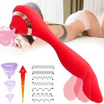 Orgasm rapid punctul G cu Degetul Vibratoare Jucarii Sexuale pentru Femei Biberon stimulator clitoris Vagin Vibrator Vibrator de Masaj pentru Adulți Potrives 
