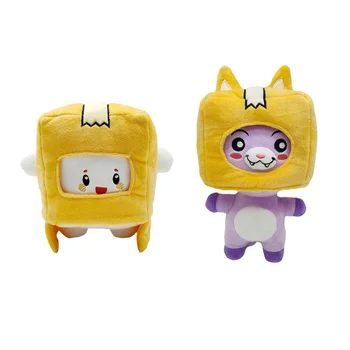 Copil Drăguț Lankybox Jucării De Pluș Cutiuta/Pisica/Foxy/Rocky Kawaii Robot Desene Animate Umplute Anime Pluș Păpuși Jucarii Pentru Copii Cadouri