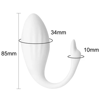 Swan Forma Vibrator Stimulator Clitoris Bluetooth fără Fir Control de la Distanță Vagin Vibrator Ou Jucarii Sexuale pentru Femei G-spot Vibrator 