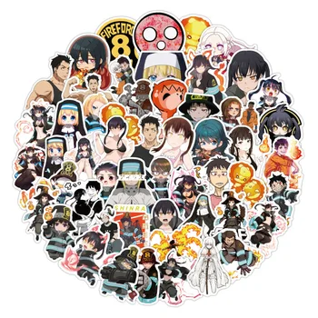 10/30/50Pcs de Desene animate Anime Foc Vigoare Papetărie Impermeabil din PVC Autocolant DIY Depozitare Laptop Skateboard Copil Jucărie Clasic Cadouri 