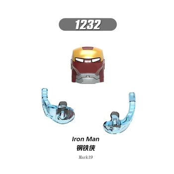 X0254 Serie de super-Erou Iron Man Asamblate Mici Particule Bloc Mini Figura de Învățământ Jucărie pentru Copii Mini Figura Bloc