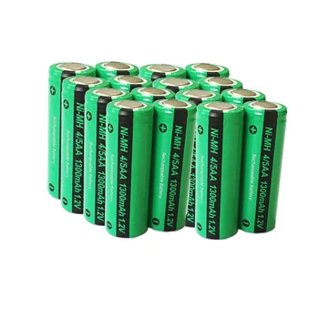 15 buc/lot 1.2 V 4/5AA NIMH reîncărcabilă baterie 1300mah 14430 4/5 AA ni-mh de celule DIY pentru aparat de ras electric 