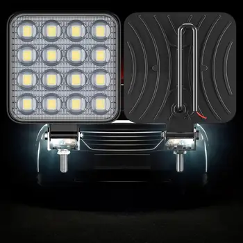 1X 48W LED Lumina de Lucru Pătrat Super Luminoase pentru circulație Diurnă Modificat Luminile Lampa de Motociclete DC12V/24V Camioane Auto Alb Pentru Off P2B6