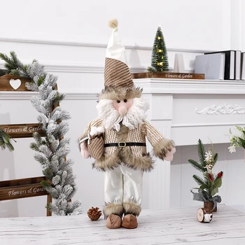 Kaki Crăciun De Pluș Moș Crăciun, Om De Zăpadă Doll Elan Ornamente De Crăciun, Xmas Decor De Anul Nou Jucării Pentru Copii Cadouri De Crăciun 2022 