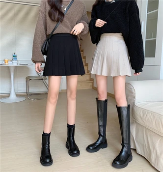 Femei Fusta Mini Coreean Haine De Moda De Îmbrăcăminte Plisată Fusta Y2k Estetice 2021 Kawaii Stil Preppy Japonez Harajuku 
