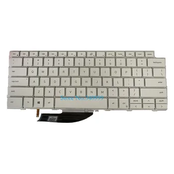 Nou Pentru DELL XPS 7390 2 IN 1 Laptop Tastatura cu iluminare din spate Fara Rama Alb 
