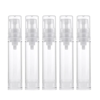 5PC/Set Pompa Airless Sticle de Vid Dispenser Gol Cosmetice Sticla cu Pulverizator 10 ML 