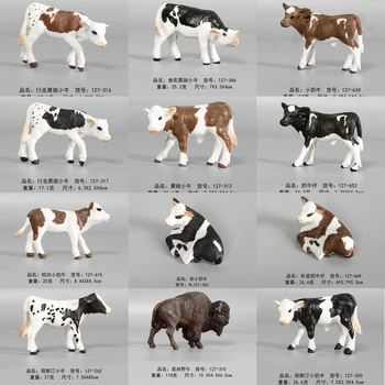 Modele De Simulare Vacă Lapte De Bivoliță Vacă Animale De Ferma De Acțiune Figura Jucării,Colecția Jucărie De Învățământ Pentru Copii Cadouri