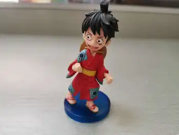 Model de animație Ornamente Anime One Piece Acțiune Figura Jucării versiune Q Roronoa Zoro Kimono Luffy Nami Colectie Cadou Drăguț Jucărie
