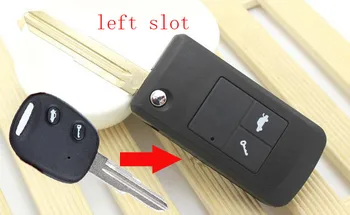 3 Butoane de Înlocuire a modificat Flip Pliere Cheie de la Distanță Shell Caz Pentru Chevrolet Epica, Spark Lova de Intrare fără cheie Fob Cheie Acoperi 