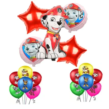 2021 Noi Paw Patrol Ziua Psi Patrulare Balon Chase Marshall Skye Moloz Câine De Desene Animate Patrula Temă Petrecere De Aniversare Consumabile 