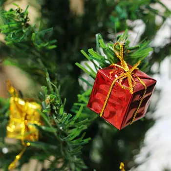 Crăciun fericit 12PC Mini Cutie de Cadou Decoratiuni pentru Pomul de Crăciun Ornamente de Anul Nou Decoratiuni Agățat Ornamente 