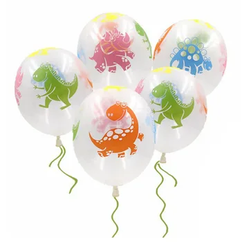10buc/lot Dinozaur Baloane de Partid Clar Baloane de 12 țoli Balon Latex pentru Copii Cadou de Ziua de nastere Partid Decor Petrecere de Ziua Consumabile 