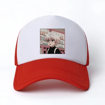 Harajuku Hunter X Hunter Plasă De Baseball Capac Reglabil Snapback Pălării Pentru Femei, Bărbați Hip Hop Anime Șapcă De Camionagiu Streetwear Tata Pălării