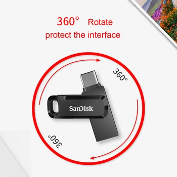 SanDisk USB Flash Drive OTG USB 3.1 Tip-C 32GB 64GB de până la 150MB/s Pendrive 128GB Pen Drive 256GB pentru mobil tablet PC SDDDC3 