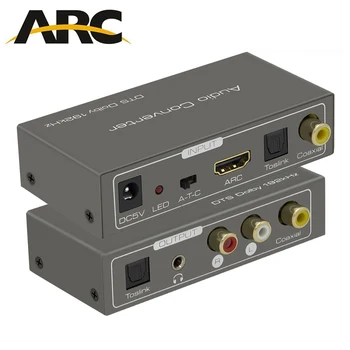 HDMI 2.0 ARC adaptor HDMI ARC toslink convertor Digital Analog convertor audio decoder coaxial la toslink bi-direcție 