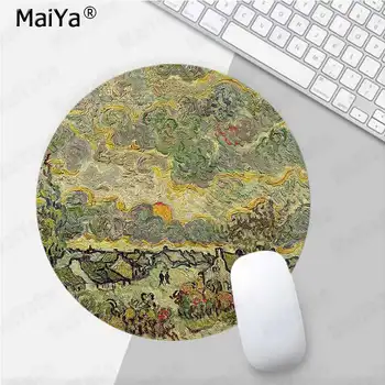 MaiYa Vincent van Gogh din Cauciuc Moale Professional Gaming Mouse Pad Calculator Anti-Alunecare Laptop PC Soareci Pad Mat gaming Mousepad 
