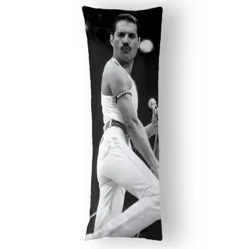 Freddie Mercury Dakimakura Îmbrățișează Corpul de Pernă DIY Personalizate Arunca pernă Perna Acoperi 7 Dimensiuni 50X150cm Două Părți 