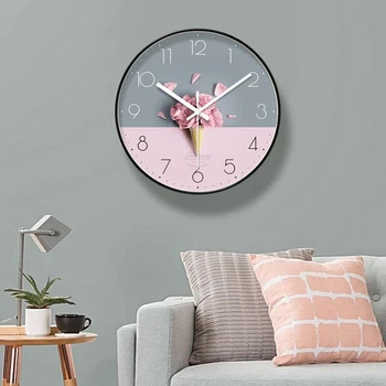 Ceas De Perete Cu Design Modern Home Design Simplu Nordul Europei Ceasuri Mecanism De Înaltă Definiție Sticla Creatie Cuarț Ceas De Perete 