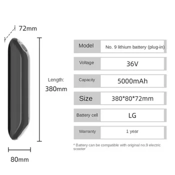 2021 Original 36V 5200mAh Baterie Pentru Ninebot Segway ES1 ES2 ES3 ES4 Externe Baterii de Asamblare ,Accesorii Scuter