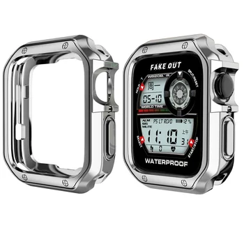 TPU Acoperire pentru Apple Watch Caz 45mm 41mm 44mm 40mm 42mm 38mm bara Accesorii Ecran Protector iWatch Seria 7 5 4 3 Caz SE 