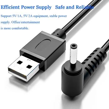 USB la DC 3.5 mm Cot Cablu de Încărcare DC Plug Mufa de Alimentare de 5V de Încărcare Conector de Alimentare Adaptor Încărcător pentru HUB USB Ventilator Cablu de Alimentare
