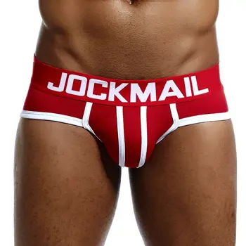 JOCKMAIL Brand Bărbați Chiloți boxeri de Bumbac Sexy U convex izmenele hombre alunecă cueca Gay mens lenjerie chilotei bikini 