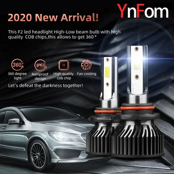 YNFOM faruri cu LED-uri kit pentru Toyota Corolla Sedan E12-E21 00-20 fază scurtă,fază lungă,lampă de ceață auto,accesorii auto,becuri faruri
