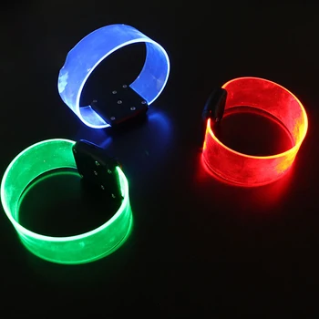 2022 Noua Creatie Luminos Bratara USB de Încărcare LED Luminos Braț, Brățară Bandă Magnetică Divertisment Aplauze Recuzită Festive 