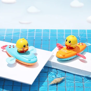 Copii Baie De Apă Joacă Jucării Barca Înot Plutitor Desene Animate Duck Copil Copil De Educație Timpurie De Baie Beach Cadouri Baie Jucărie