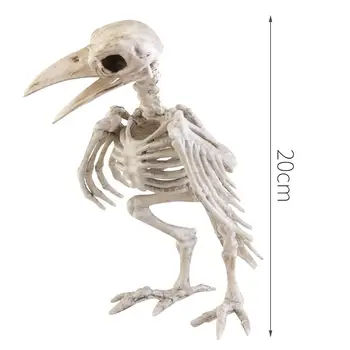 Cioara Cioara Schelet De Groază Mobile Din Plastic Consumabile Partid Prop Jucării Halloween Cioara Păsări Decor Bar Casa Bantuita Realiste Înfiorător 
