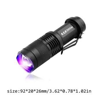 51 UV cu LED-uri Lanterna 365nm Multifuncțional Ultraviolete Lanterna Pet Pata de Urina Detector pentru Scorpioni Inspecție