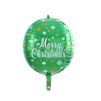 20buc 22inch 4D Crăciun Fericit Baloane Folie cu Balonul Rotund Pentru Ziua de Crăciun Newyear Decoratiuni Partid Consumabile Jucărie pentru Copii Global 