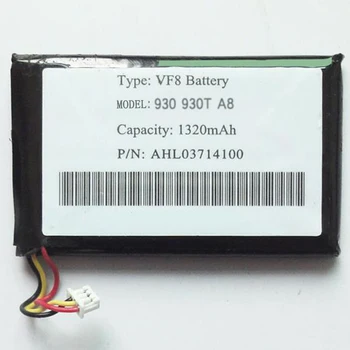 Înlocuirea VF8 AHL03714100 3.7 V, 1320mAh baterie Reîncărcabilă li-Polimer Acumulator Pentru GPS TOMTOM G930 G930T A8 DVR E-book, MP3 MP4 MP5 