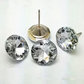 20buc Diamant bijuterie de Cristal Cuie Tapiterie Butonul Pioneze Capse Ace 18/20/25/30mm Dia Canapea Decor de Perete Mobilier Accesoriu 