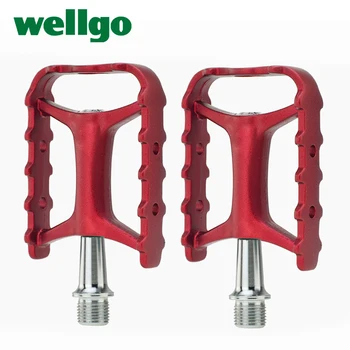 Wellgo M111 Non-rapid Quick Release Ultraușoare din Aliaj de Aluminiu MTB Drum Pliabil Pedale de Biciclete, Ciclism Rulment Biciclete Pedale 