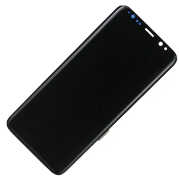 Original G950F LCD Pentru Samsung Galaxy S8 Display Cu Rama Neagra 5.8