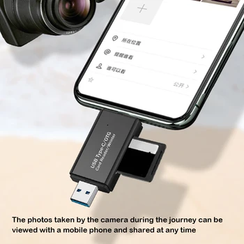 OTG Micro SD Card Reader USB 3.0 Cititor de Carduri USB 2.0 Pentru Micro SD Adapter Unitate Flash Inteligent Cititor de Carduri de Memorie de Tip C Cardreader 