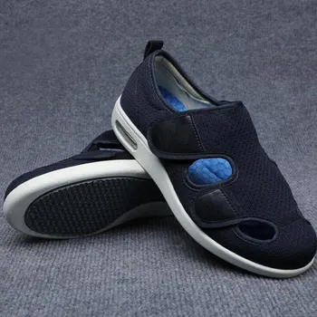 Pantofi Pentru Femeie În Vârstă De Diabet Patien Tace Om De Vară Portabil Velcro Sandale Degetul Mare Glezna Picior Înălțime Umflarea Cod Sandale 