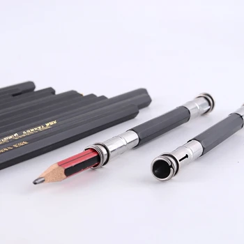 H05B 2 buc Cap Dublu Creion Extender Desen Instrument de Scris Titularul de Artă Creion Lengthener 