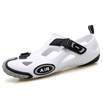 Confortabil Bărbați Femei Piscină Sandale De Vară În Aer Liber, Plajă Adidași Cupluri De Dimensiuni Mari, Sporturi De Apa Papuci Unisex Aqua Pantofi 