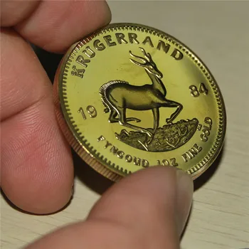 1978 - 2019 Placat Cu Aur Africa De Sud Krugerrand Monedă Comemorativă De Colecție Cadou Suvenir 