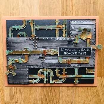 Panalisacraft Epocă Țeavă de Metal de Tăiere Moare Șabloane pentru DIY Scrapbooking/album Decorative Relief DIY Cărți de Hârtie