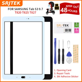 Pentru Samsung Galaxy Tab S3 9.7 T820 T825 T827 SM-T820 Exterior de Sticlă Ecran Frontal de Lentile de Panou (Nu Touch Screen Digitizer Senzor ) 